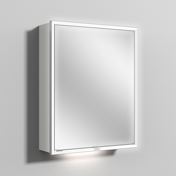 Sanipa Reflection Spiegelschrank MILO 60 mit LED-Beleuchtung, Weiß-Soft, AU03143
