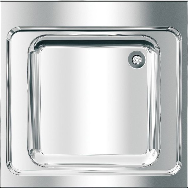 KWC Aquarotter Gewerbespüle, MAXIMA, Edelstahl, 700x432x700 mm, 2000057144