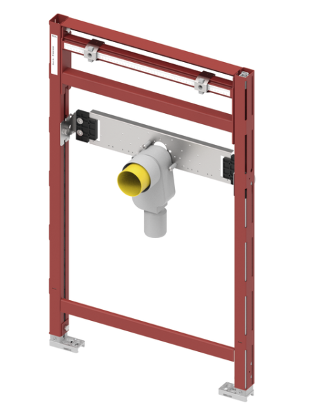 Tece profil Waschtischmodul mit UP-Geruchsverschluss, Bauhöhe 820-980 mm, 9310019