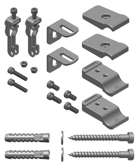 Kermi Abstandhalter Duett weiß, ZB03290001