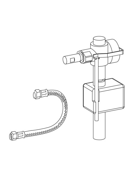 Mepa Ersatzset UPSK SC R11, Füllventil mit Panzerschlauch, 590267