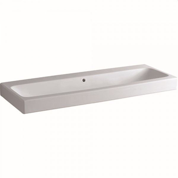 Geberit Waschtisch iCon, ohne Hahnloch, B: 1200, T: 485 mm, 124025600, weiss mit Keratect