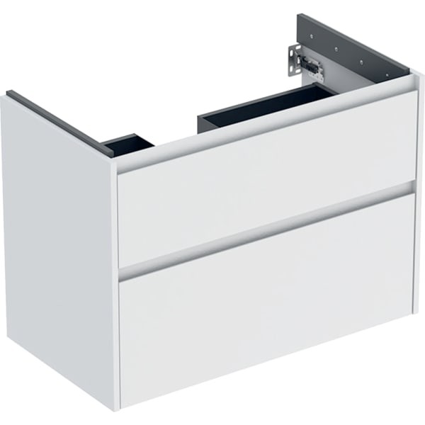 Geberit Renova Plan Unterschrank für Waschtisch, mit zwei Schubladen: 84.6x60.6x44.6cm, 504031001