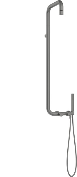 Neuesbad Serie 600 Duschsystem, Oberfläche: Titanium