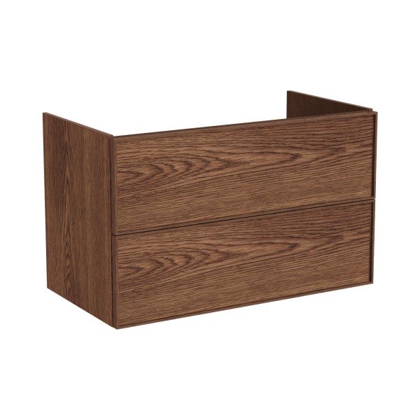 VitrA New Metropole Edge Waschtischunterschrank mit 2 Vollauszügen 98 x 52 x 60 cm (BxTxH),67371