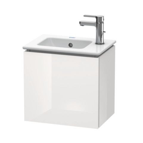 Duravit L-Cube Waschtischunterbau wandhängend Weiß Hochglanz 420x294x400 mm - LC6272R8585