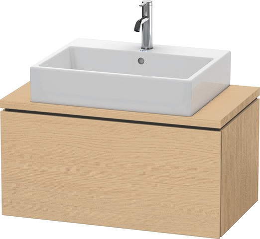 Duravit L-Cube Konsolenwaschtischunterbau wandhängend Natur Eiche Matt 820x477x400 mm - LC580203030