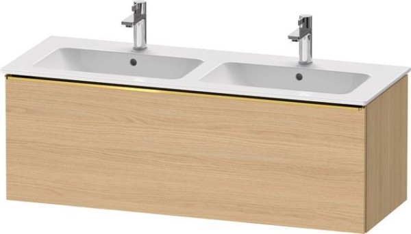 Duravit D-Neo Waschtischunterbau wandhängend Natur Eiche Matt 1280x462x440 mm - DE4265034300000