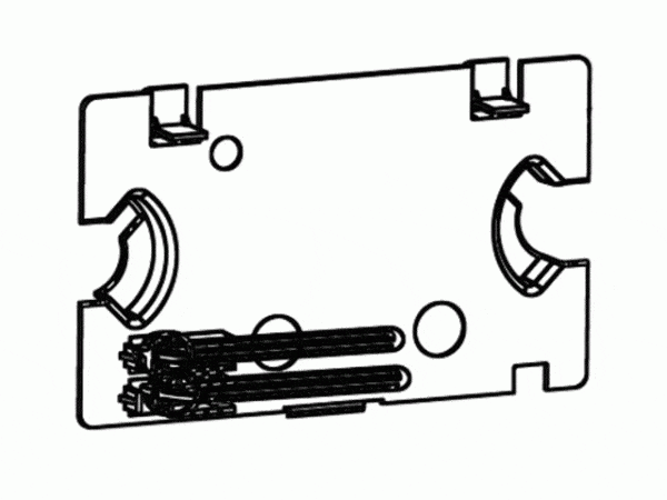 Spritzschutzplatte inkl. Drückerbolzen für Schell Unterputz-Spülkasten