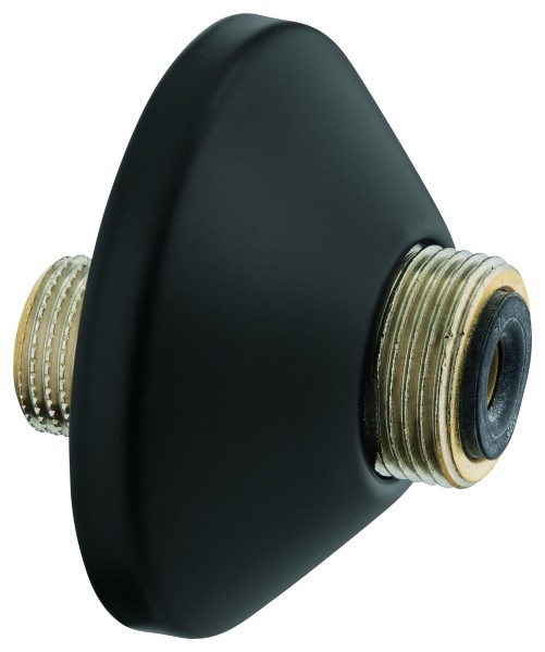 Grohe S-Anschluss 12075 Verstellb. 7,5mm mit Schalldämpfer 1/2"x3/4" matt black, 120752430