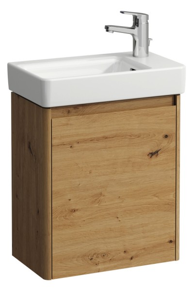 LAUFEN Waschtischunterschrank BASE 2.0 262x454x522 1 Tür m. Griffmulde f.WT H815954 wildeiche, H4112