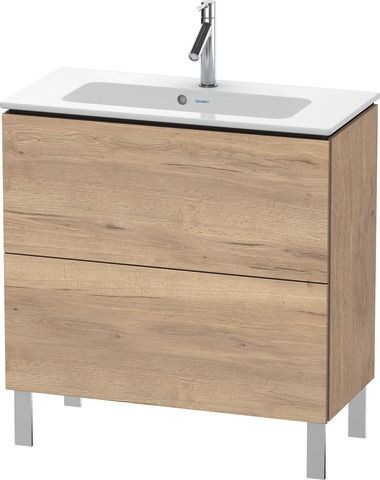 Duravit L-Cube Waschtischunterschrank bodenstehend Cp 820x391x704 Az 2 Ei
