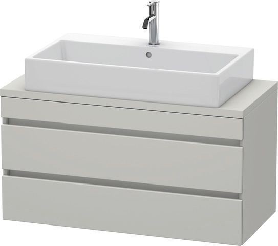 Duravit DuraStyle Konsolenwaschtischunterbau wandhängend Betongrau Matt 1000x478x512 mm - DS53090070