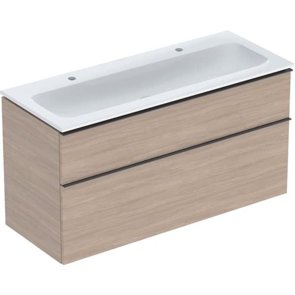 Geberit iCon Set Möbel-Waschtisch mit Unterschrank, 2 Schubladen