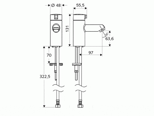 Schell Standventil Kaltwasser Modus K HD-K (Hochdruck Kaltwasser), chrom