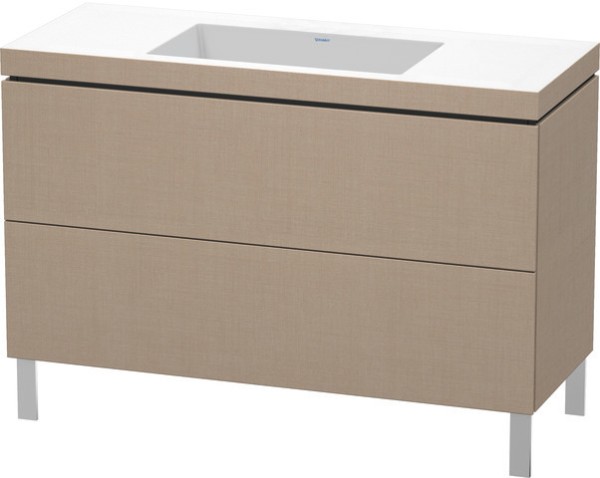 Duravit L-Cube c-bonded Set bodenstehend Leinen Matt 1200x480x698 mm - LC6939N7575