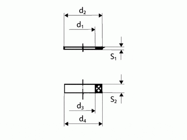 Schell Quetschdichtung 1/2"x10mm