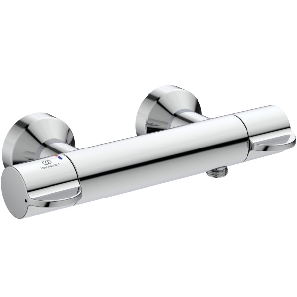 Ideal Standard Brausethermostat AP CERAPLUS 2, gesamte Ausld. 115-133mm, Chrom, A6871AA