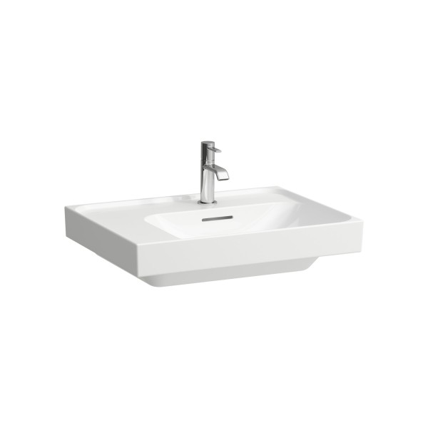 LAUFEN Waschtisch MEDA 460x600x160 Ablage links 1 Hl. o.Ül. weiß matt, H8171127571111