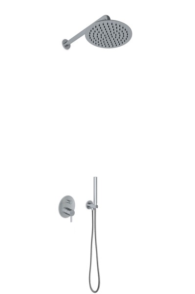 JEE-O Slimlime Shower Set 03, edelstahl gebürstet, 800-6440