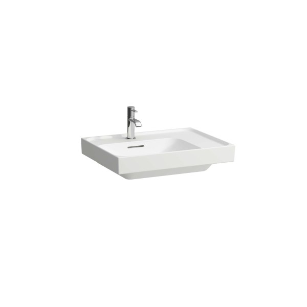 LAUFEN Waschtisch MEDA 460x600x160 Ablage rechts o. Hl. o.Ül. weiß matt, H8171117571121