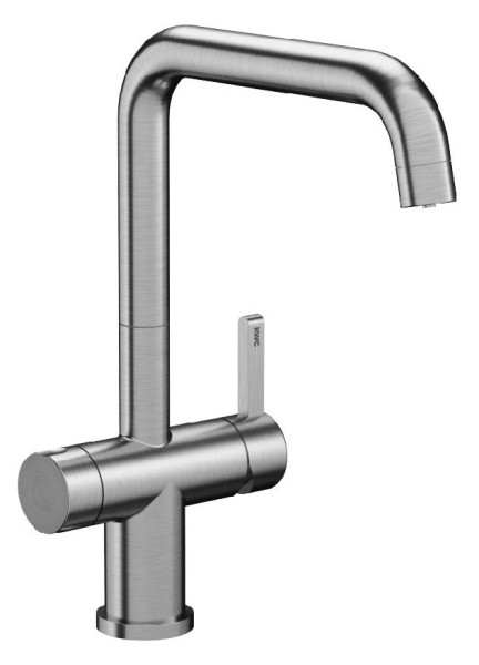KWC ENIA E Küche Schwenkauslauf A225, Seitenbedient, Edelstahl, flex-PEX 3/8",3600009447