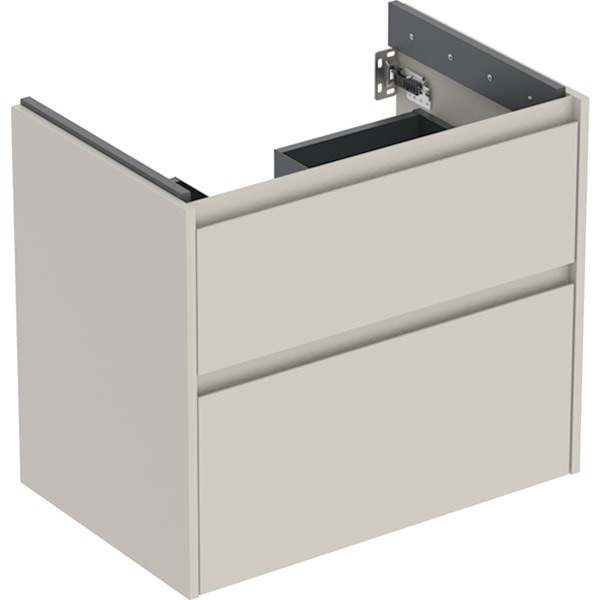 Geberit Renova Plan Unterschrank für Waschtisch, mit zwei Schubladen: 69.3x60.6x44.6cm, 504029DB1