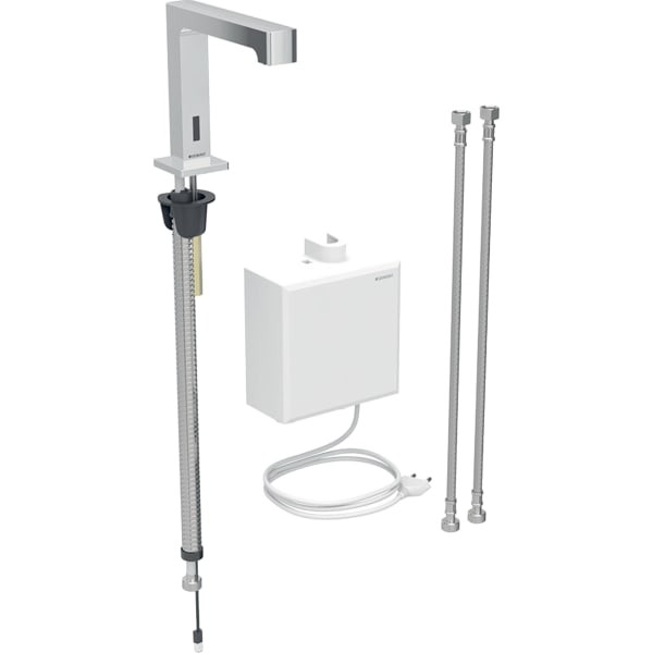 Geberit Waschtischarmatur Brenta Standmontage mit AP-Funktionseinh. Netz mit Mischer, 116172211