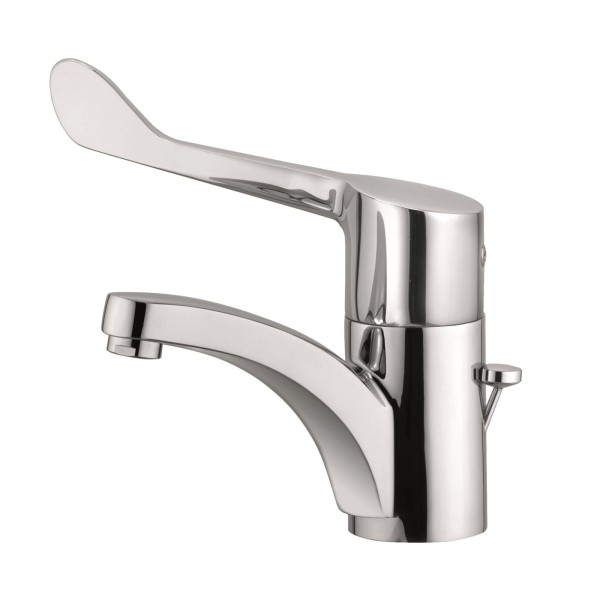 KLUDI MEDI CARE Waschtisch-Einhandmischer DN 15 Klinik Armhebel Ablg. chrom