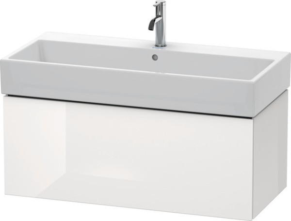 Duravit L-Cube Waschtischunterbau wandhängend Weiß Hochglanz 984x459x394 mm - LC617808585