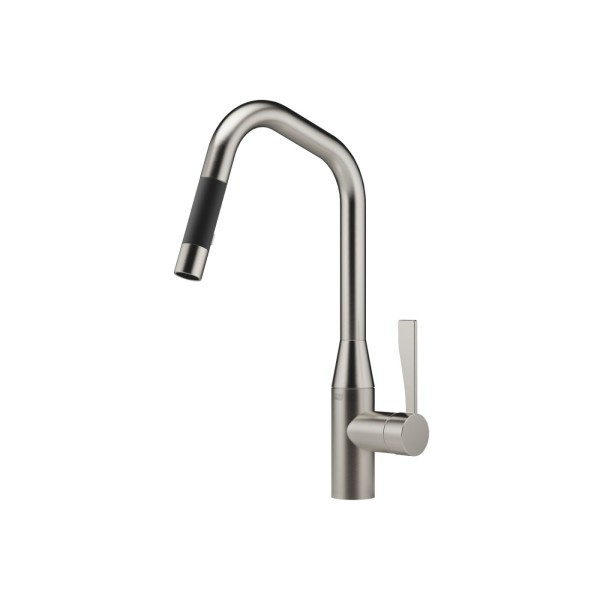 Dornbracht Einhebelmischer Pull-down mit Brausefunktion SYNC 33875895 Platin gebürstet