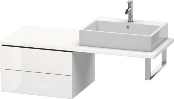 Duravit L-Cube Unterschrank für Konsole Weiß Hochglanz 620x547x400 mm - LC583808585