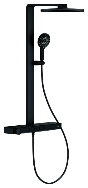 Grohe THM-Duschsystem RSH Aqua Pure 100964 Kopfbr. 8,7l rund phantom black, 100964KF00