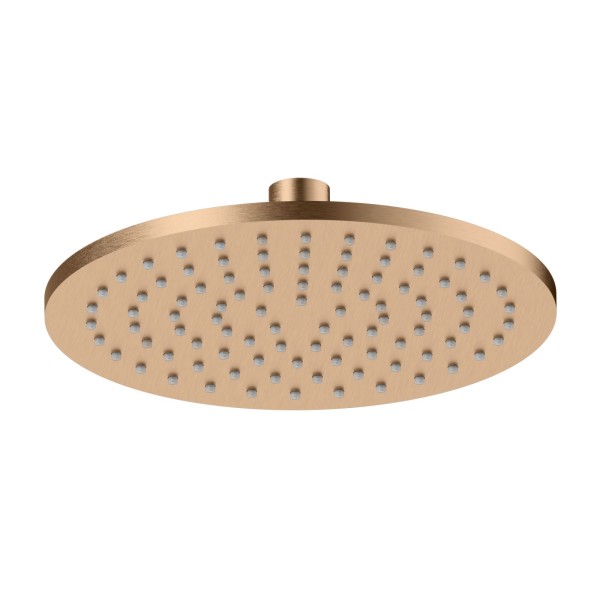 Herzbach LIVING SPA Slim-Regenbrause Ø200mm Copper Steel, 11.600200.1.39