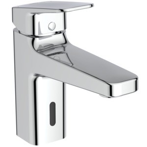 Ideal Standard Waschtischarmatur Ceraplan iX H90 o.Ablaufgarnitur Hybrid, Sensor, Bluestart, Chrom