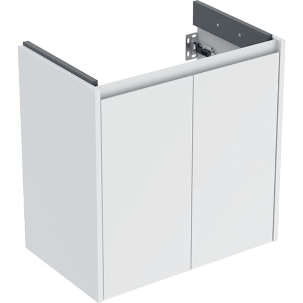 Geberit Renova Compact Unterschrank für Waschtisch, mit zwei Türen: 59.1x60.6x36.4cm, 504085001