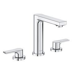 Kludi ZENTA SL Waschtischarmatur Dreilochmontage, m. Ablaufg. chrom, 483930565