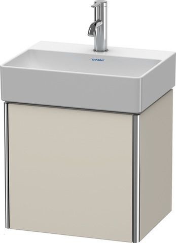 Duravit XSquare Waschtischunterbau wandhängend Taupe Supermatt 434x340x397 mm - XS4060R8383