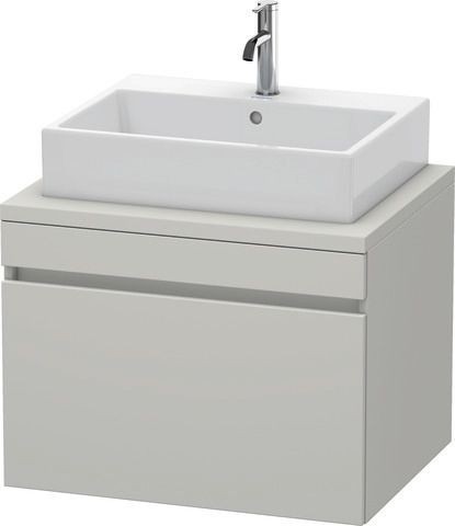 Duravit DuraStyle Konsolenwaschtischunterbau wandhängend Betongrau Matt 700x548x512 mm - DS531100707
