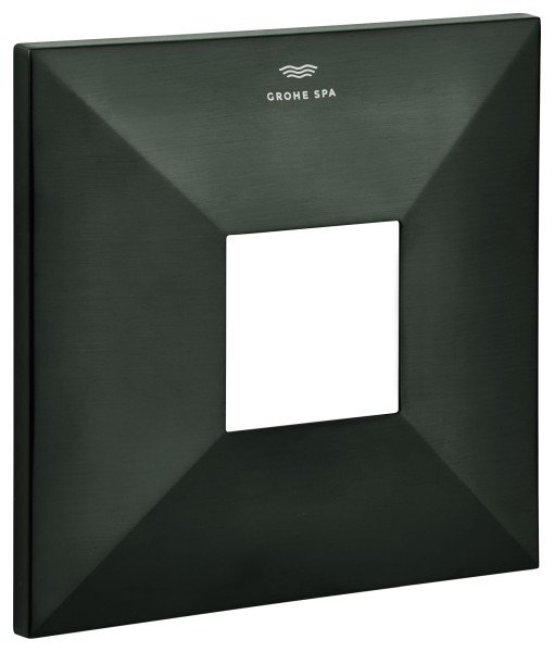 GROHE Rosette 48613 eckig für EHM-FMS mit 2-Wege Umstellung hard graphite geb., 48613AL0