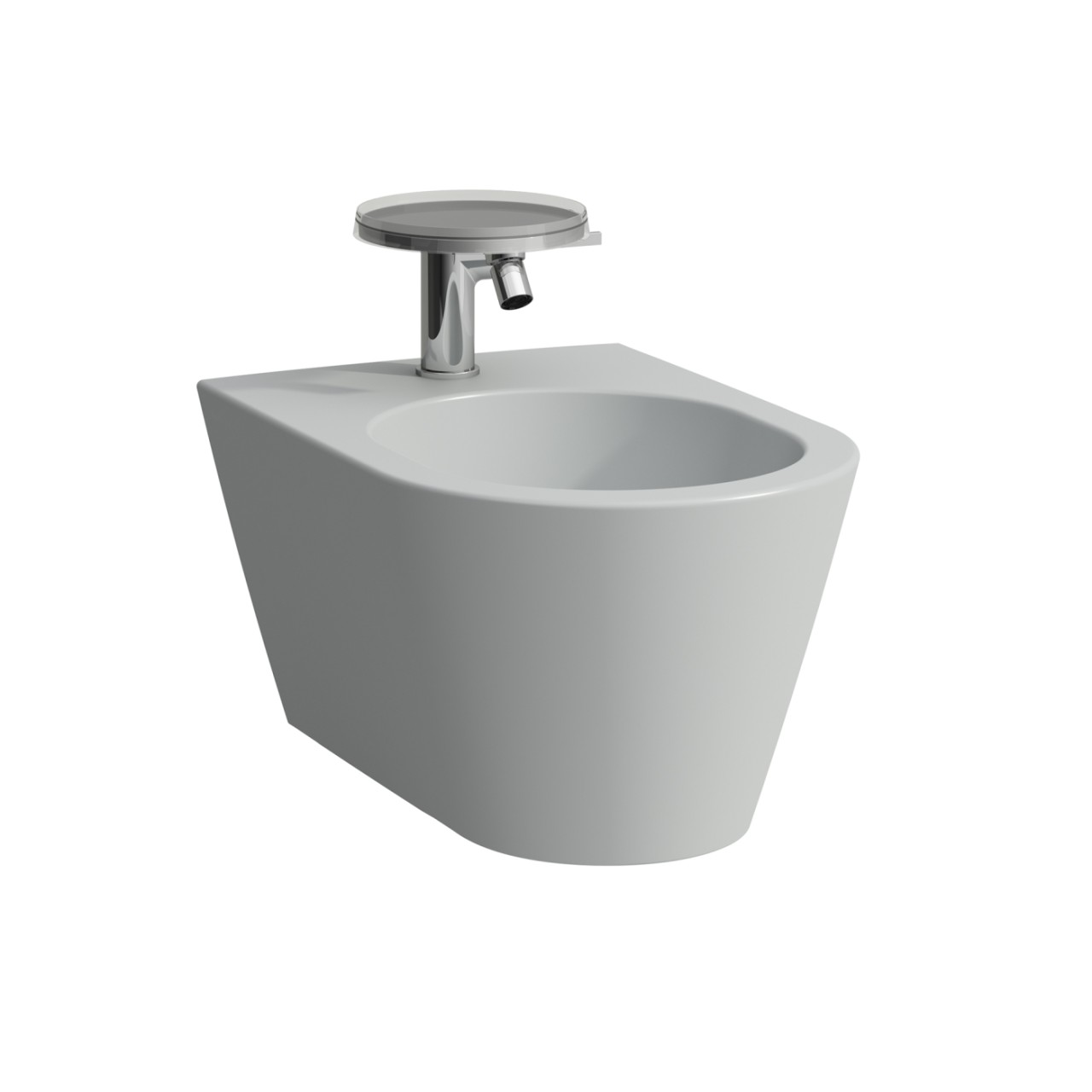 Laufen Kartell Wand-Bidet, 1 Hahnloch, 370X545x430mm, H8303317593021 - Image 3