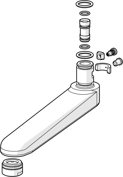 Hansa Auslauf 145 mm, 59911380