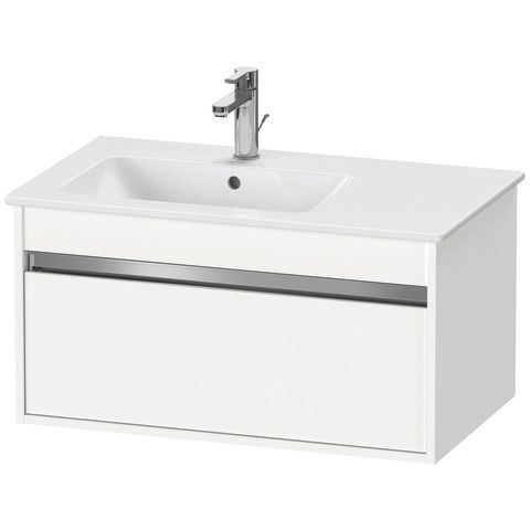 Duravit Ketho Waschtischunterbau wandhängend Weiß Matt 800x475x410 mm - KT641901818