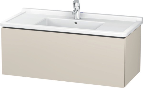 Duravit L-Cube Waschtischunterbau wandhängend Taupe Matt 1020x469x408 mm - LC616609191