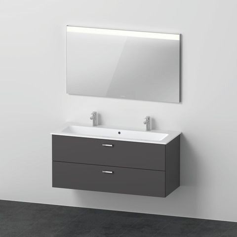 Duravit XBase Möbelwaschtisch mit Waschtischunterbau und Spiegel 1230x490x2000 mm - XB006604949