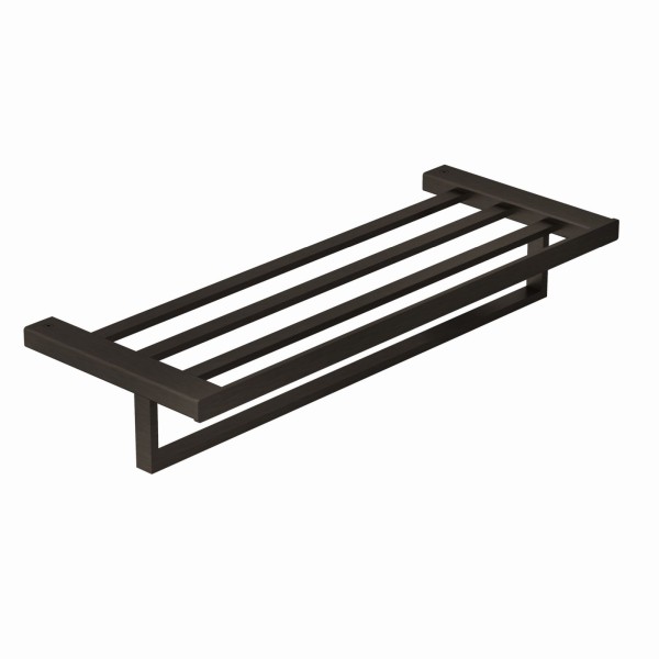 Kludi VELA C Handtuchablage mit Badetuchhalter Brushed Gunmetal, 31989N2