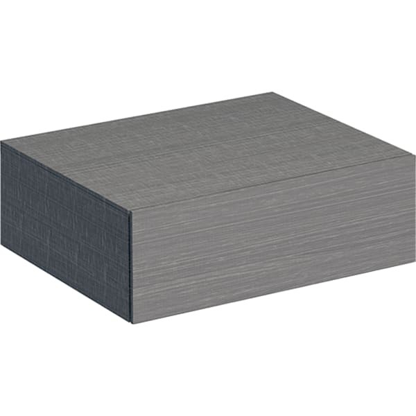 Geberit Xeno2 Seitenschrank mit 1 Schublade 58x20x46,2cm, sculturagrau, 500507431