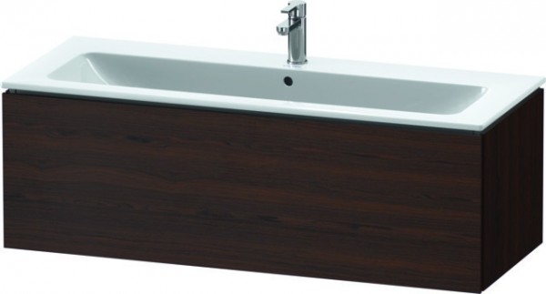 Duravit L-Cube Waschtischunterbau wandhängend Nussbaum gebürstet Matt 1220x481x400 mm - LC614306969