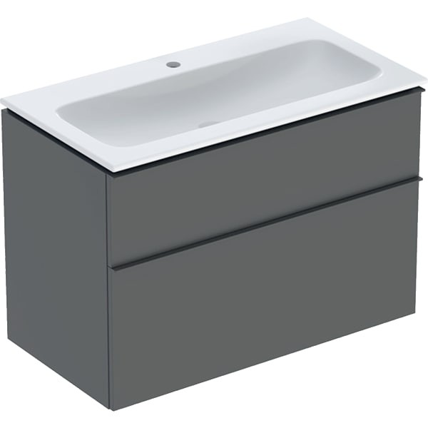 Geberit iCon Set Möbel-Waschtisch mit Unterschrank, 2 Schubladen