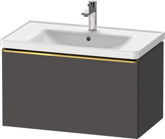 Duravit D-Neo Waschtischunterbau wandhängend Graphit Matt 784x452x440 mm - DE4255034490000